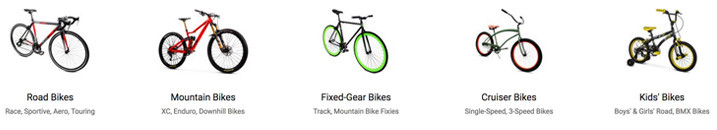 Bicycles Selection