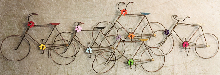 Bikes Hang On Wall