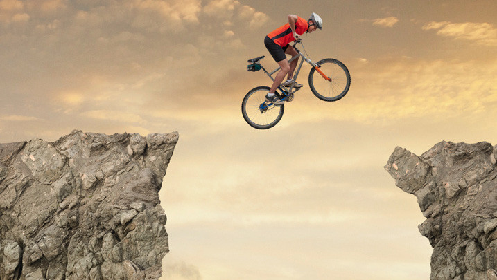 Mountain Bike In Action