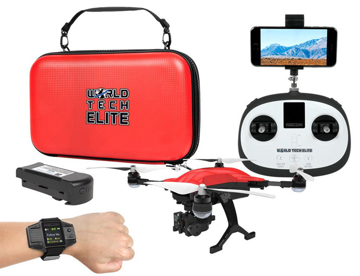 World Tech Toys Elite Series Recon Follow Me Drone