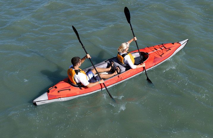 2 Person Kayak In Action