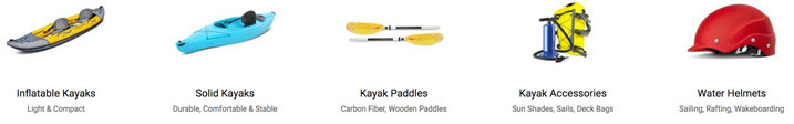 Kayaking Section Variety