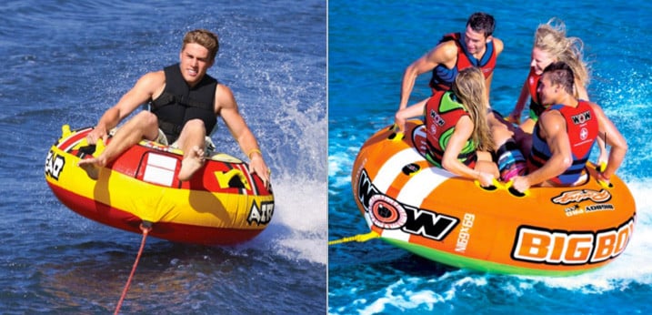 Donut Rafts With Open Centers