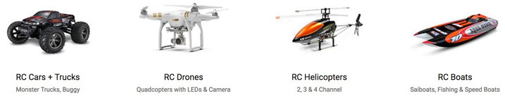 RC Toys Selection