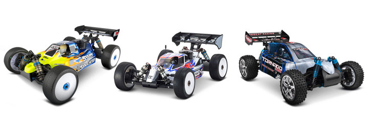Nitro Powered Remote Control Buggies