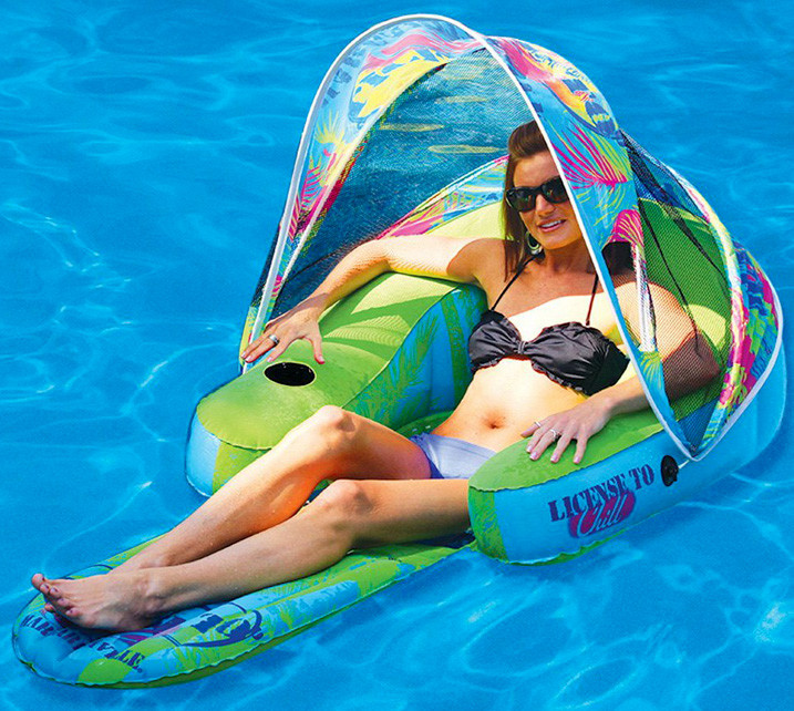 Nash Sports Margaritaville Inflatable Chair with Canopy