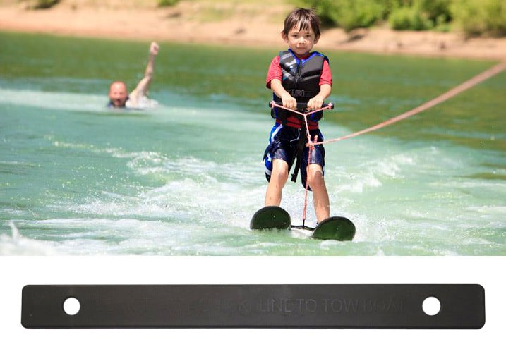 Trainer Skis With Stabilizer Bar