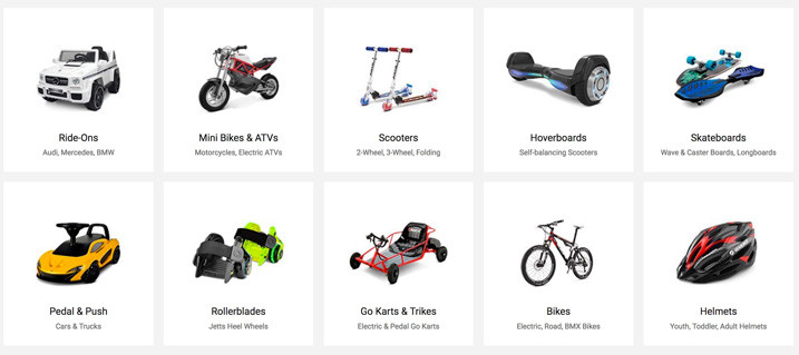 Electric Toys Categories