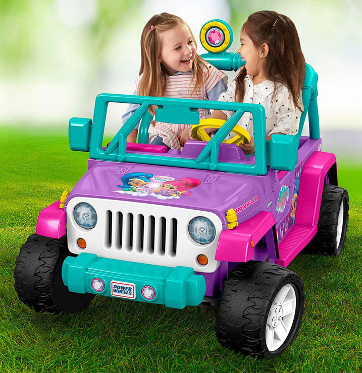 Power Wheels Nickelodeon Shimmer & Shine Jeep Wranger 12v Electric Car