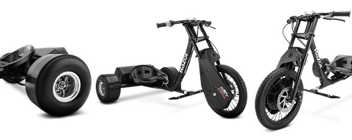 Razor DXT Series Black Electric Drift Trike