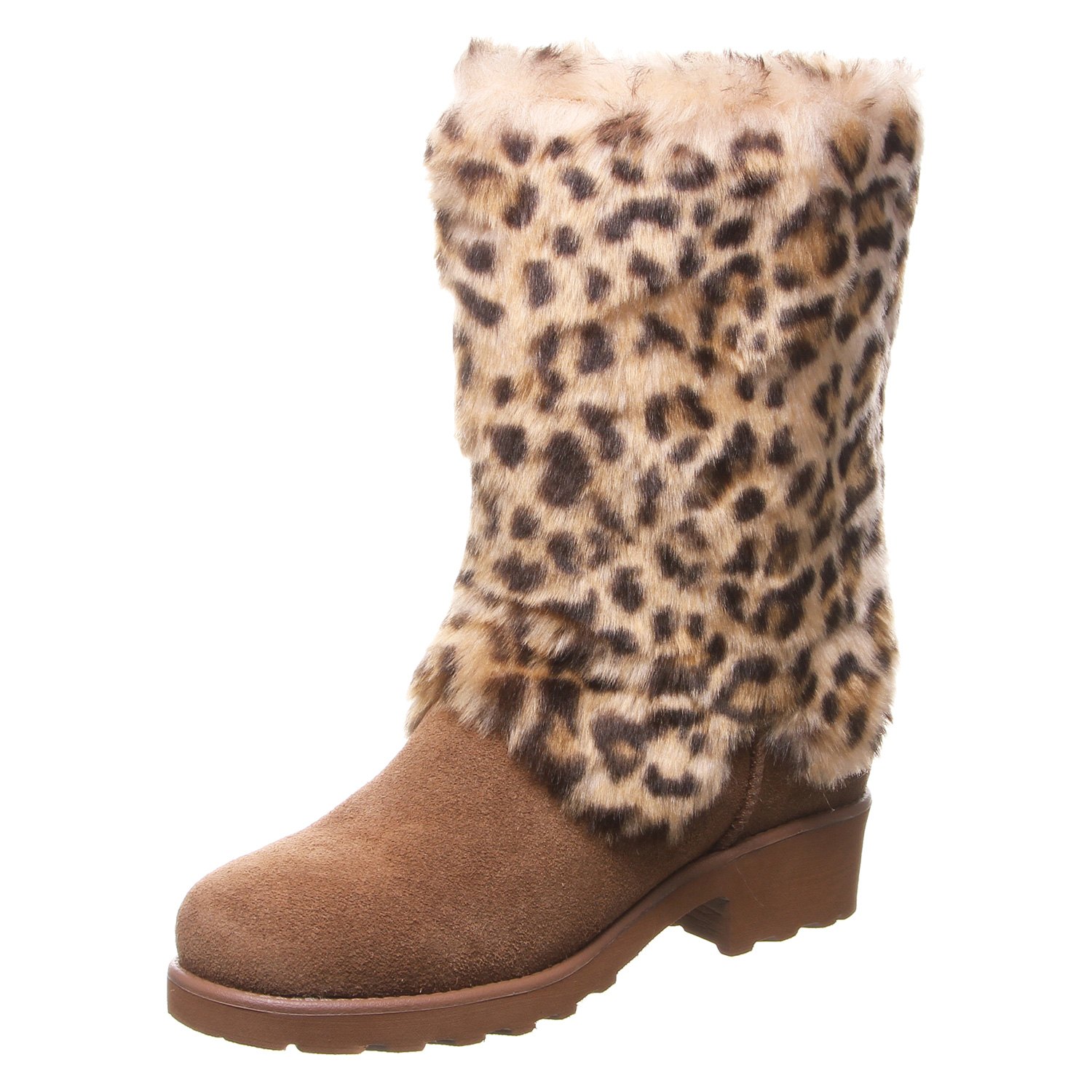 bearpaw leopard print boots