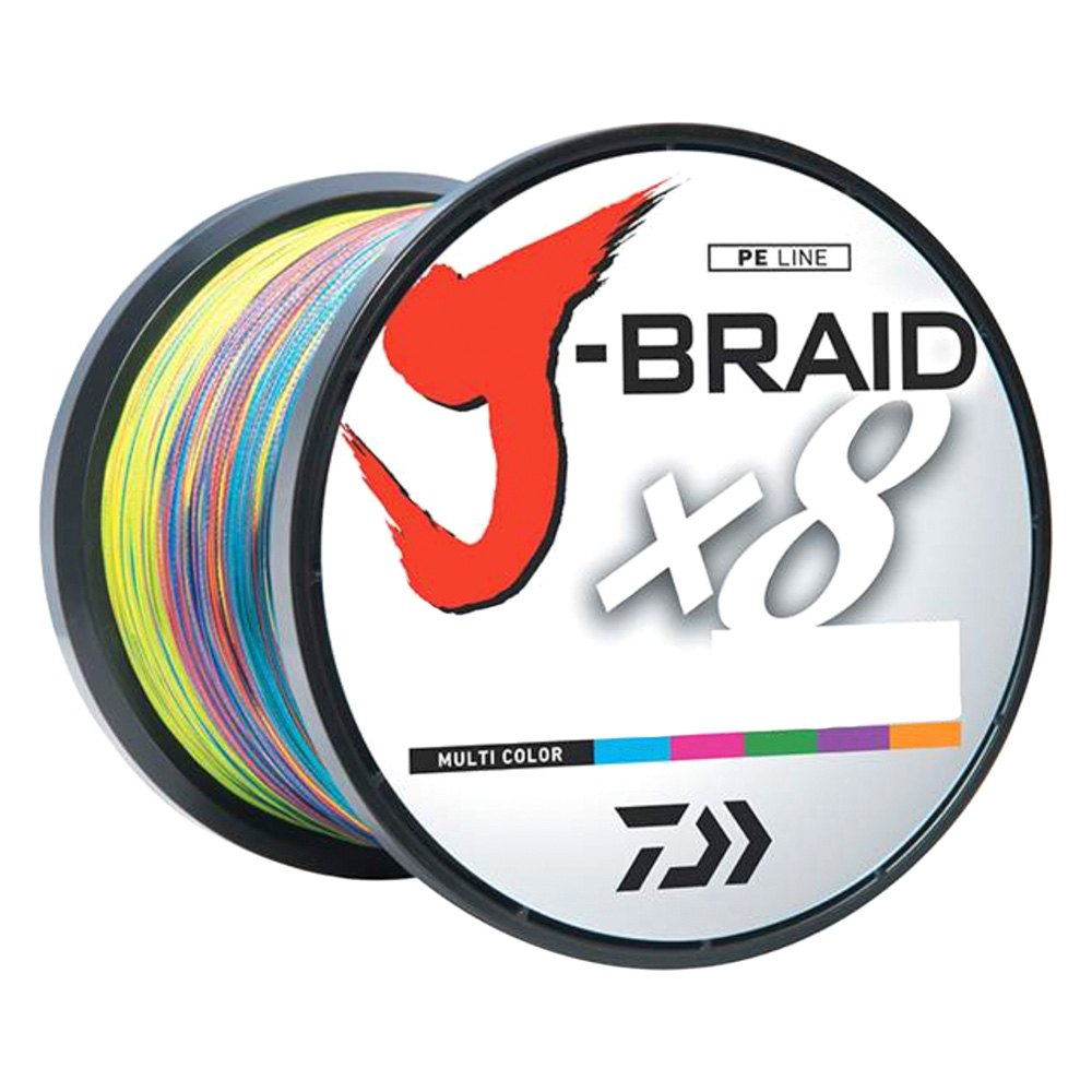 Daiwa® JB8U503000M JBraid™ 3300 yd 50 lb MultiColor X8 Braided