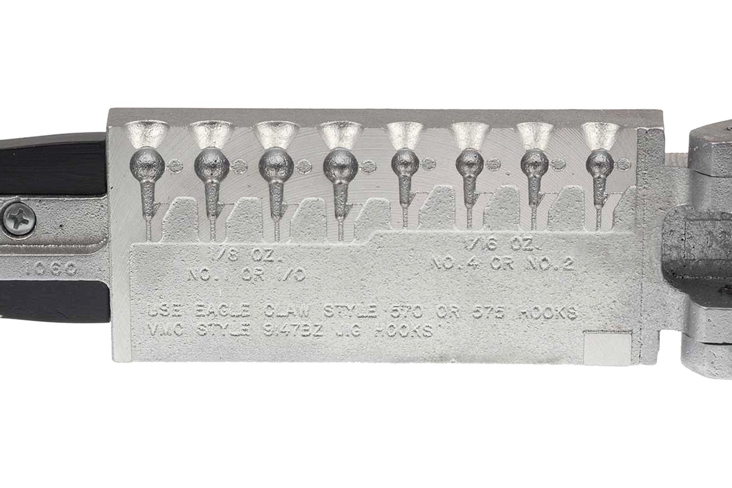 DoIt Molds® RHB1060 1/16 oz. & 1/8 oz. Round Head Jig Mold