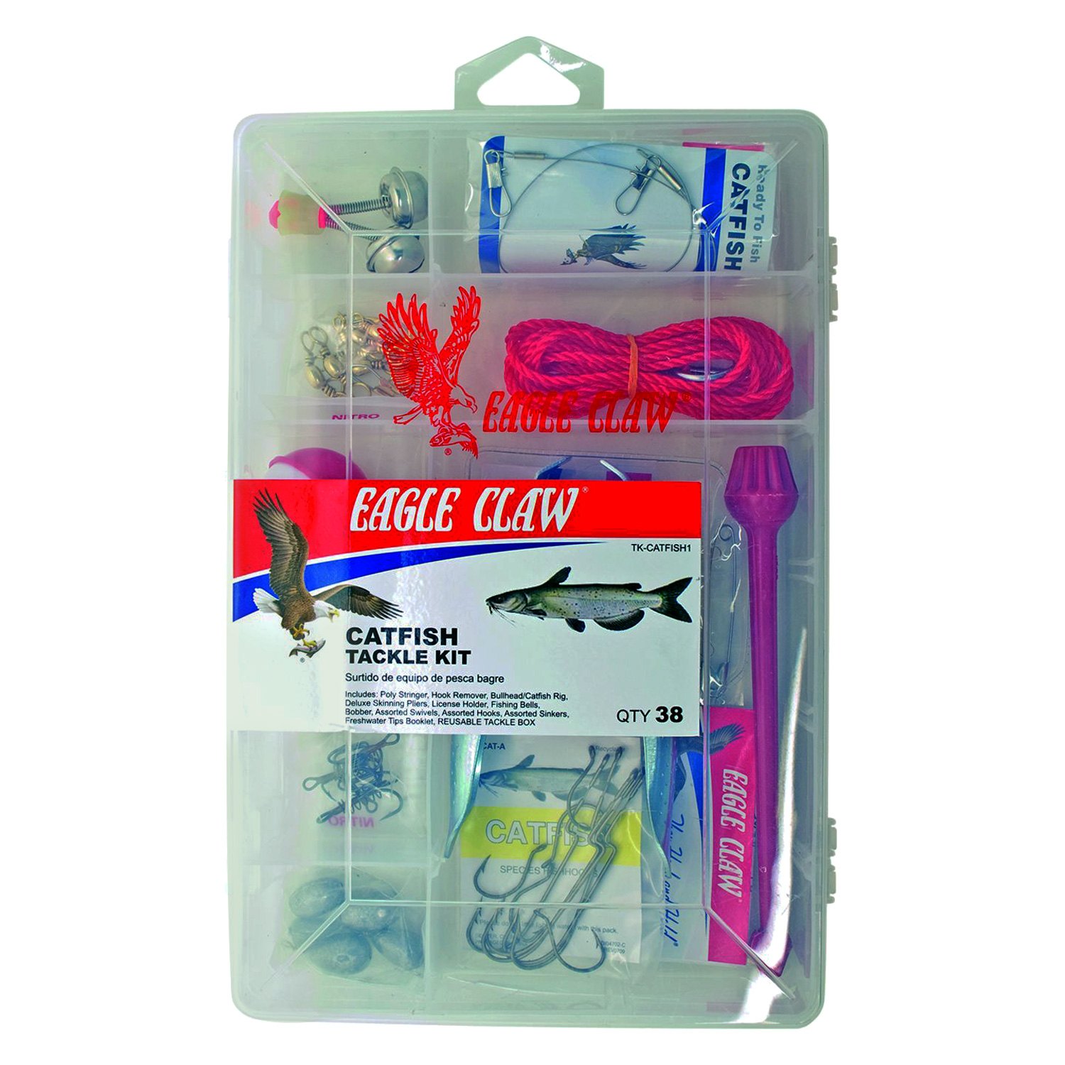 Eagle Claw Tk Catfish1 Catfish Tackle Kit Recreationid Com