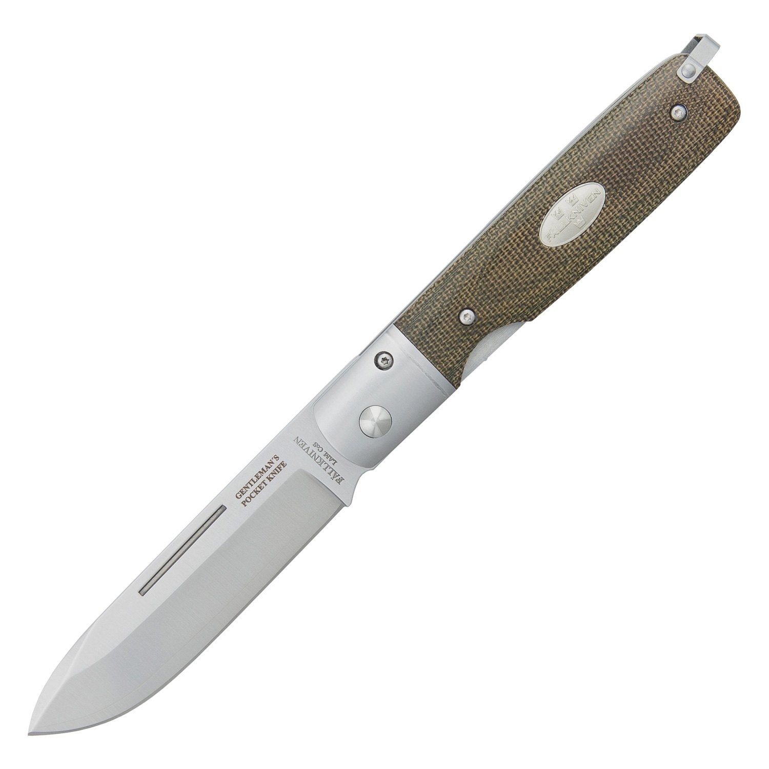 Fallkniven® Gentleman's Pocket 3.1" Drop Point Folding Knife