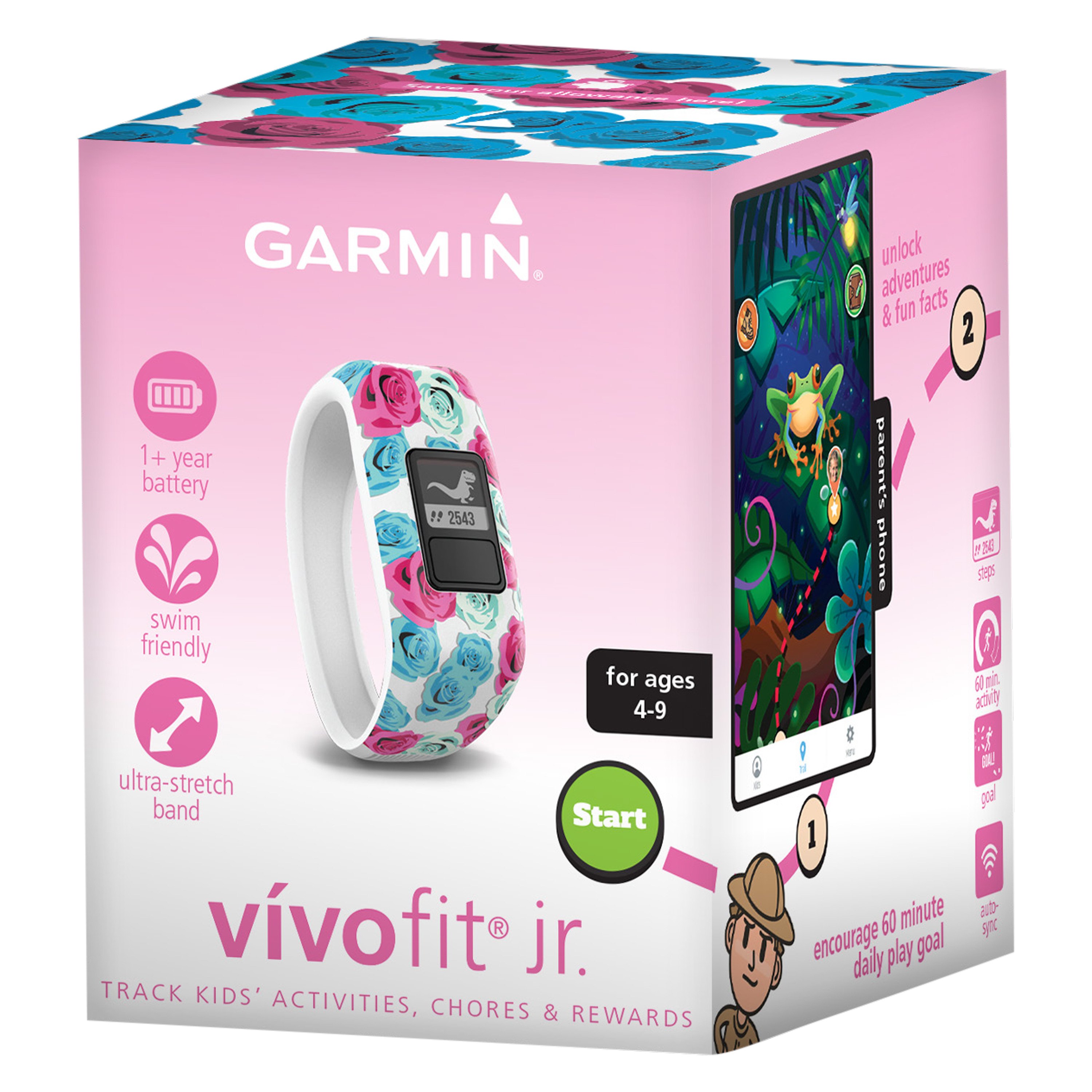 garmin vivofit jr 2 flower