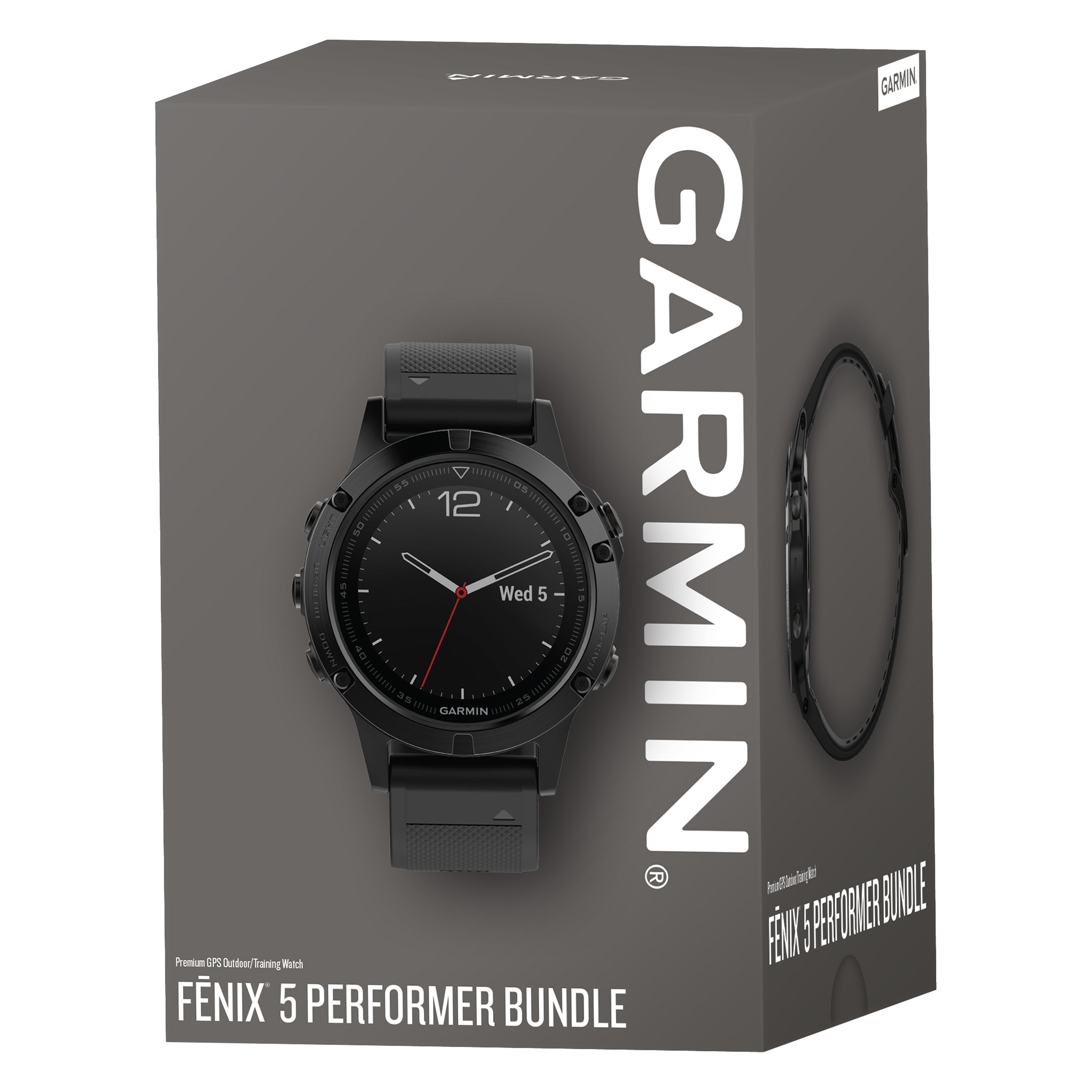 fenix 5 black sapphire with black band
