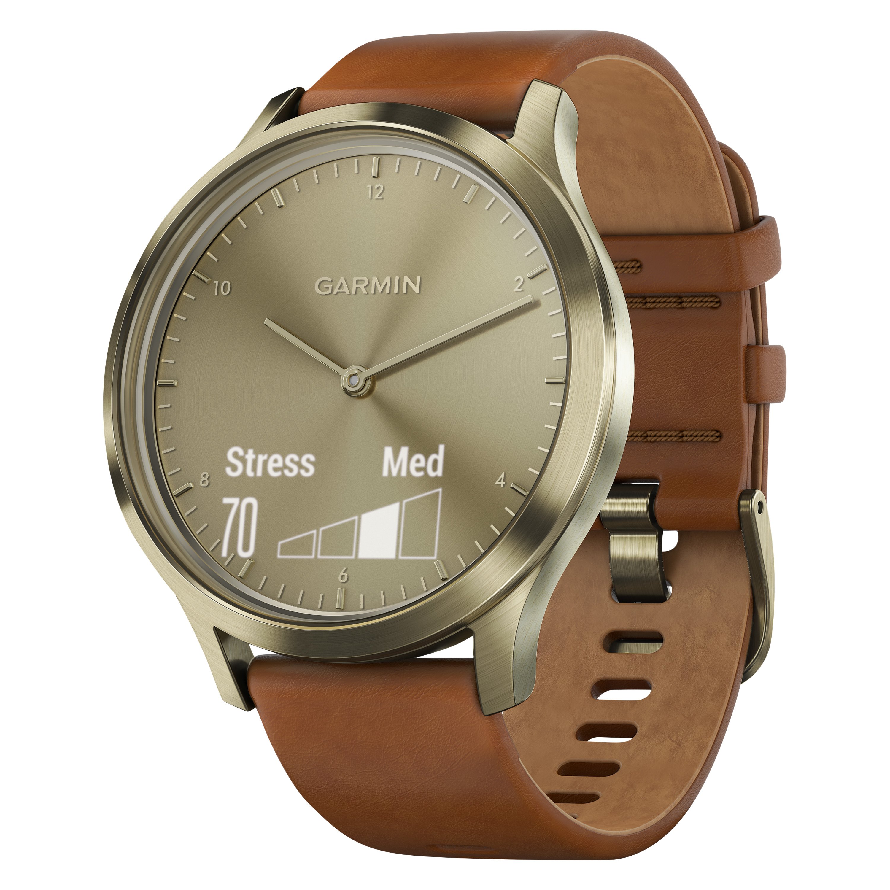 garmin vivomove premium stainless steel