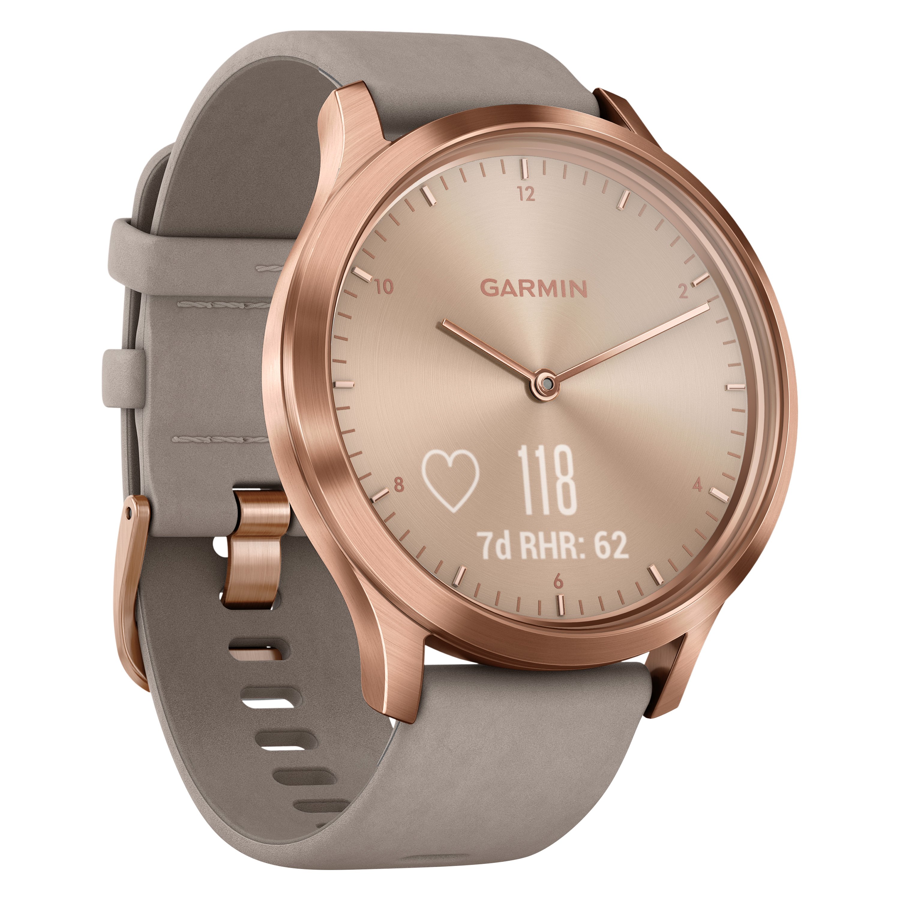 garmin vivomove hr grey suede band