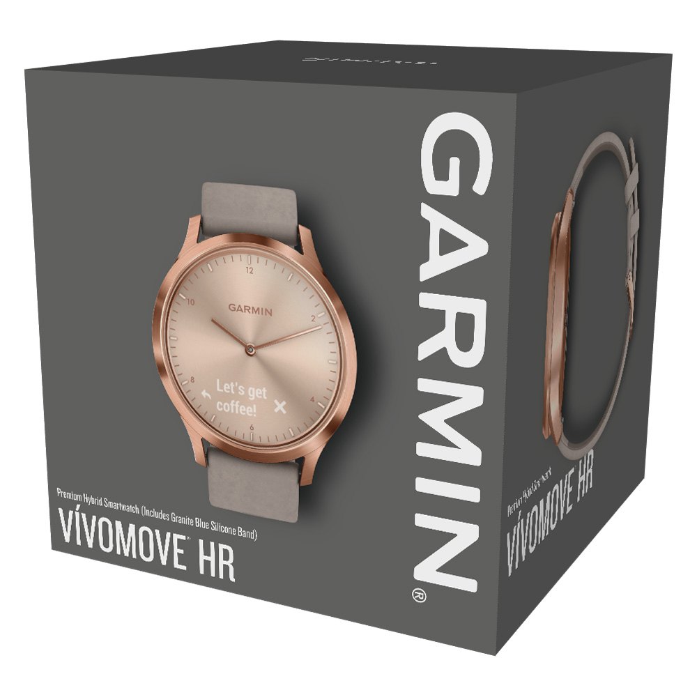 rose gold stainless steel case with gray suede band