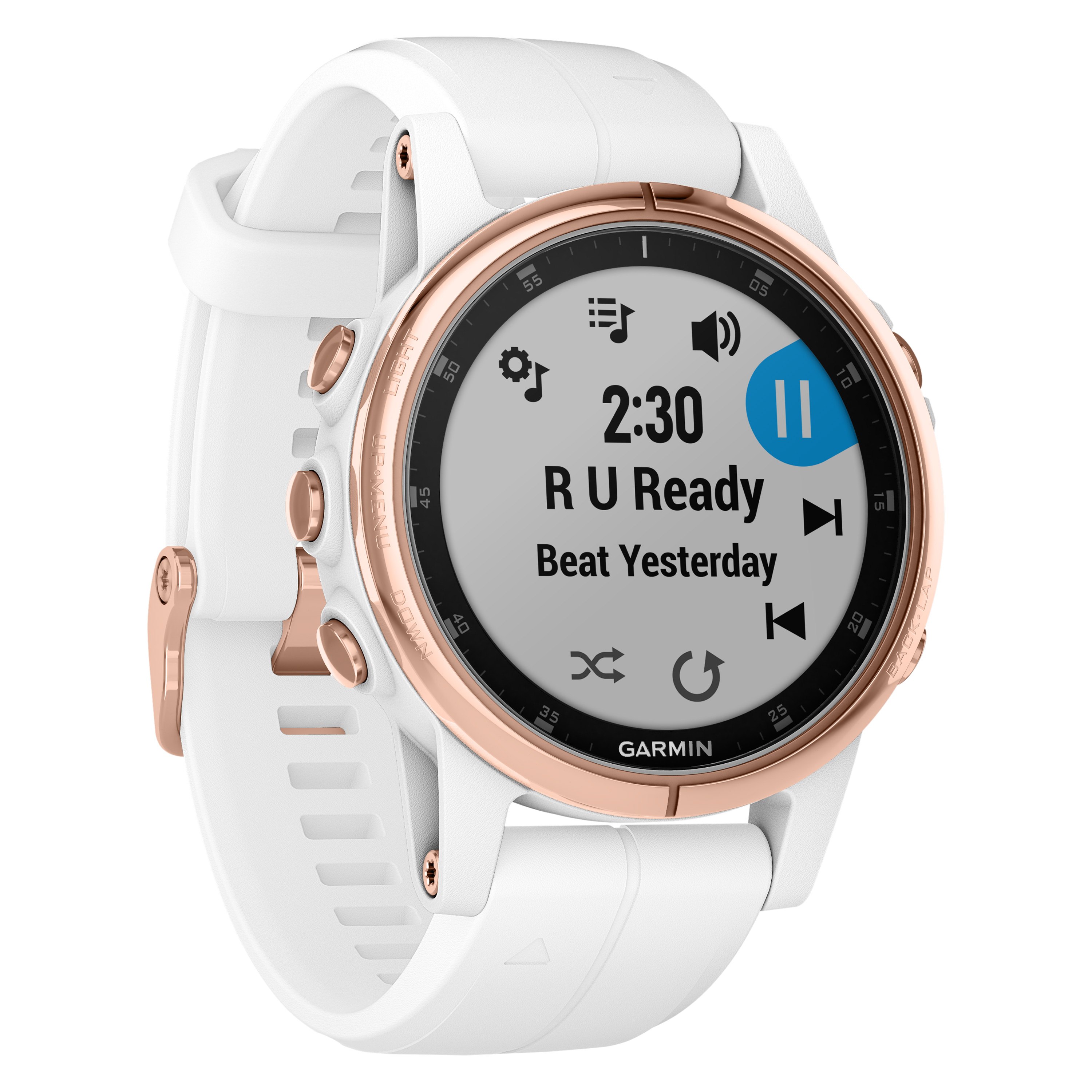 fenix 5s plus white