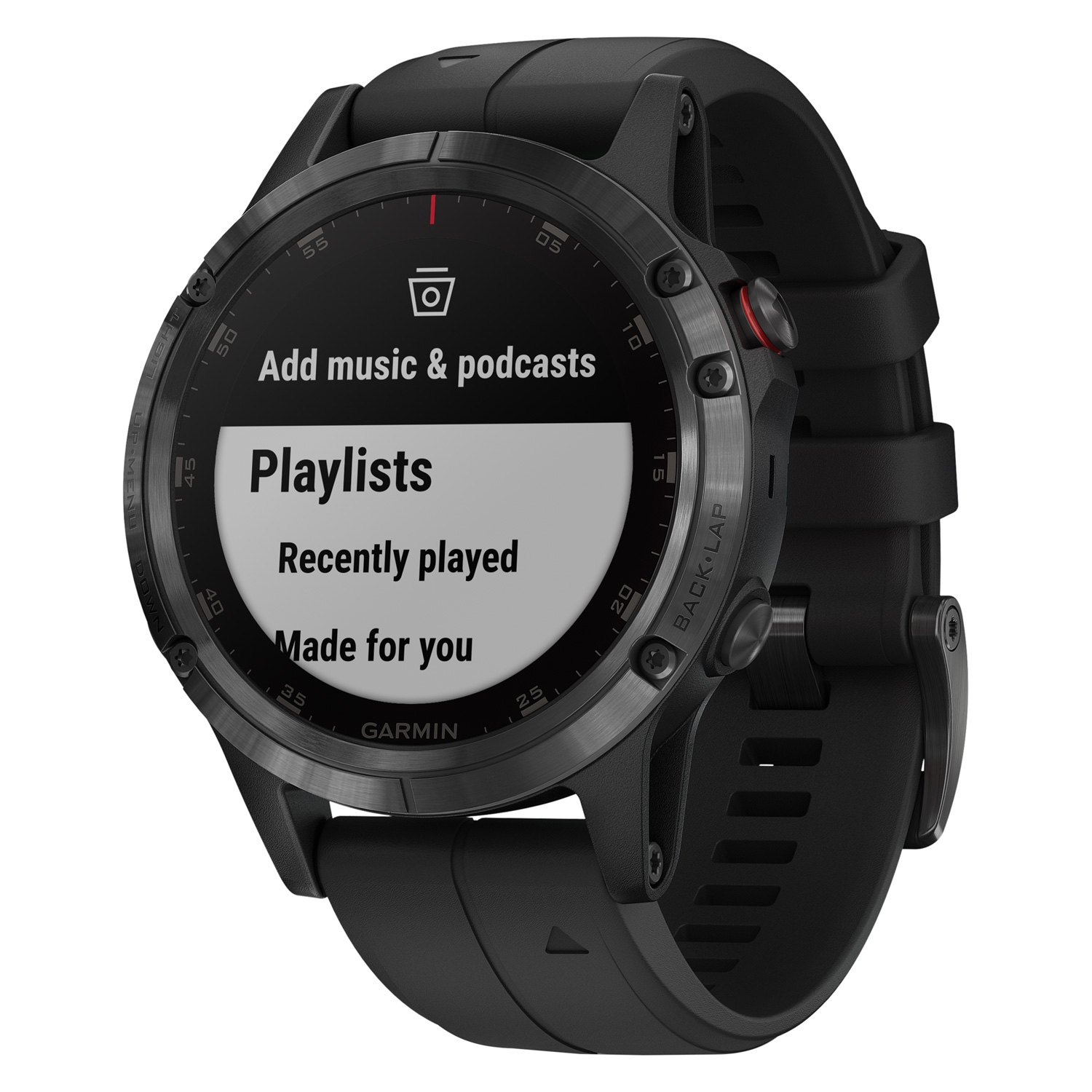 fenix 5 plus sapphire titanium with solar flare orange band