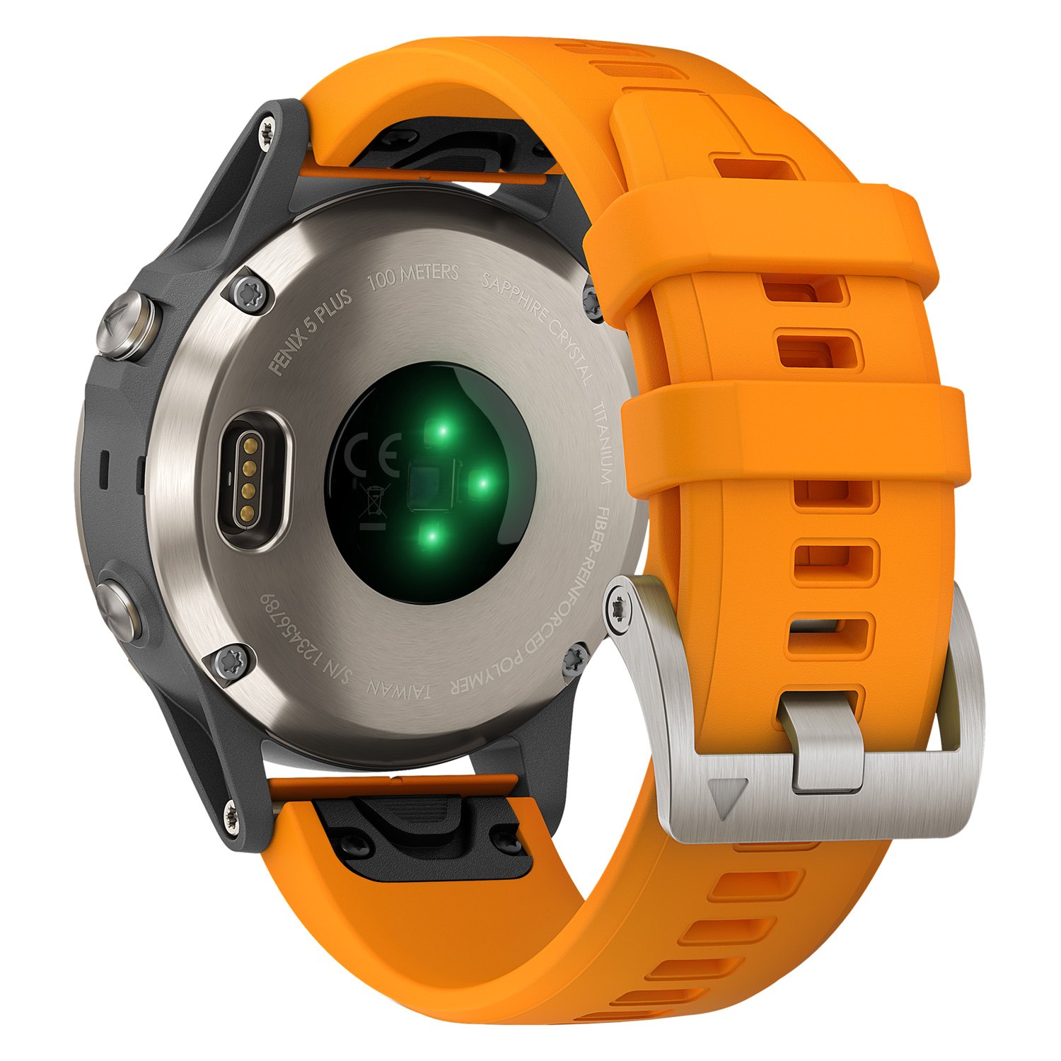 fenix 5 plus sapphire orange