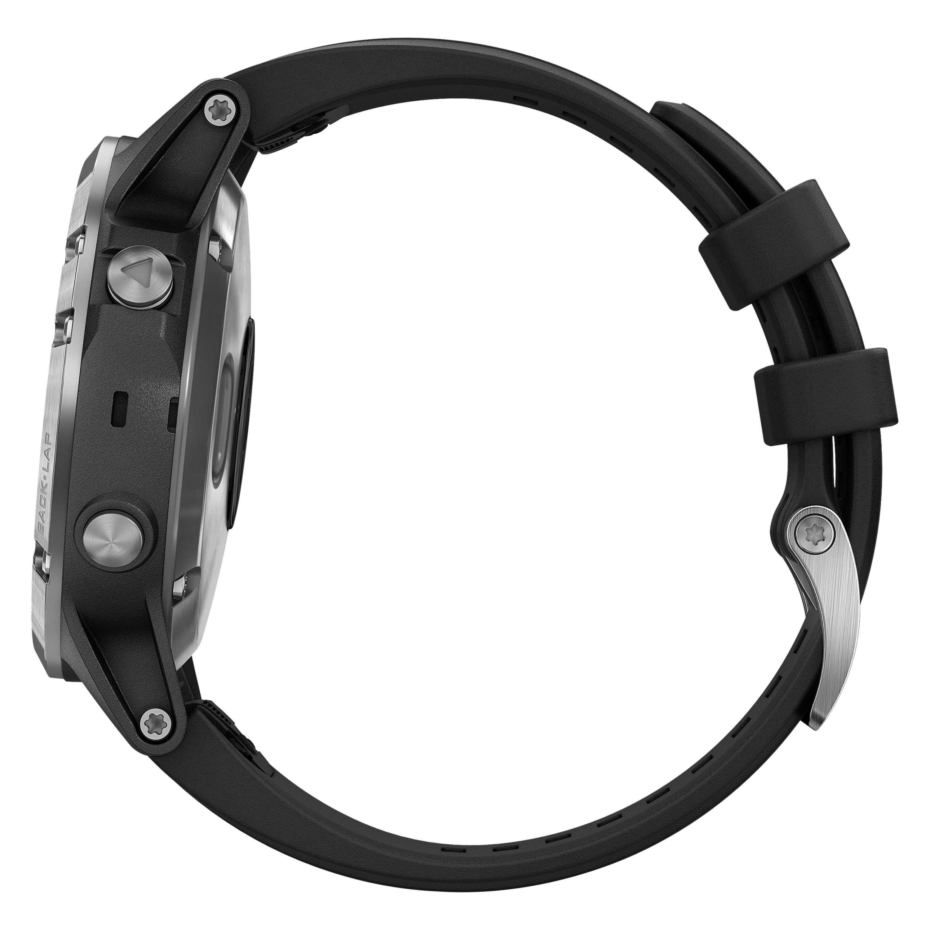 fenix 5 plus silver with black band