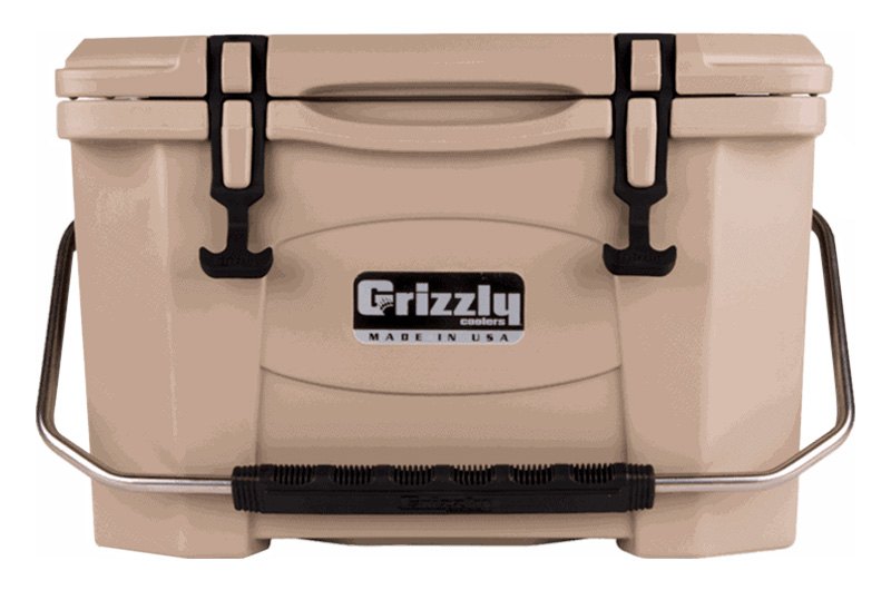 Grizzly Coolers® 400007 Tan 20 qt Hard Cooler