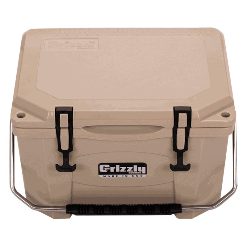 Grizzly Coolers® 400007 Tan 20 qt Hard Cooler