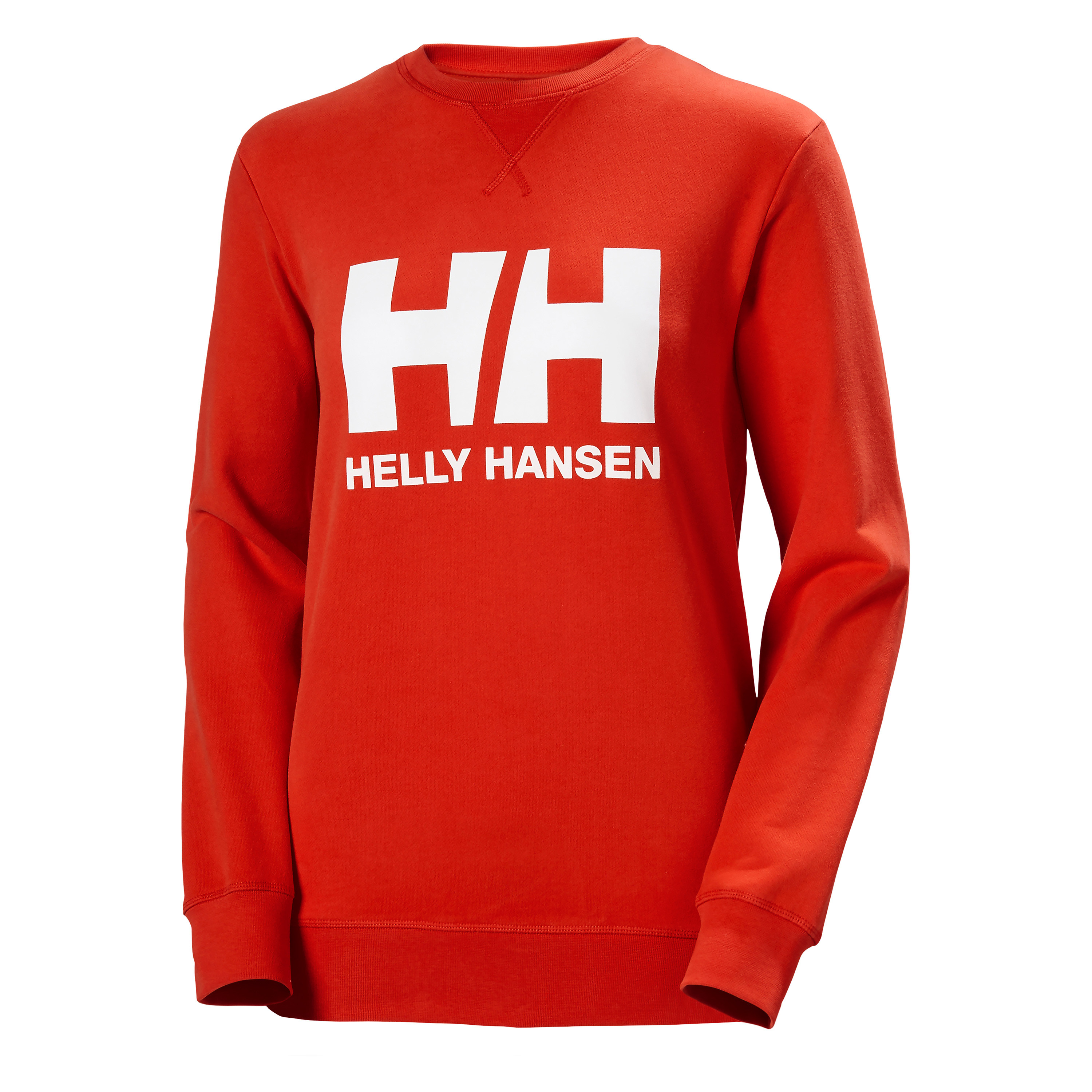Helly Hansen 222 Xl Women S Hh Logo X Large Alert Red Sweatshirt Recreationid Com