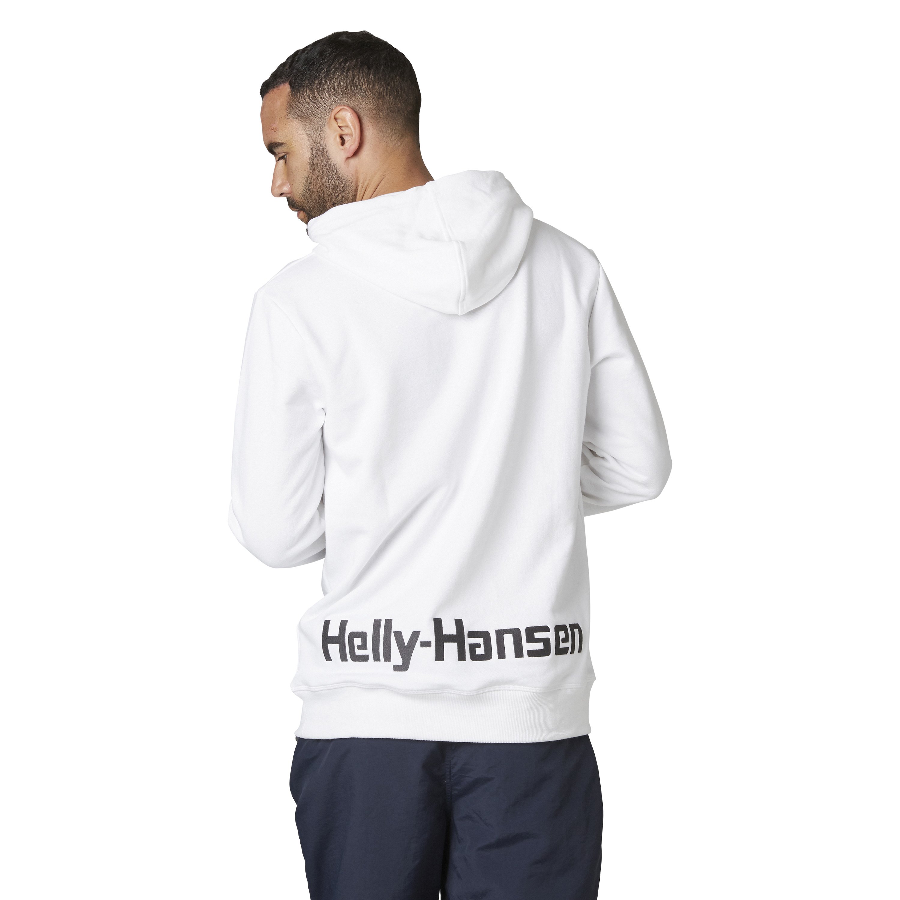 helly hansen white hoodie