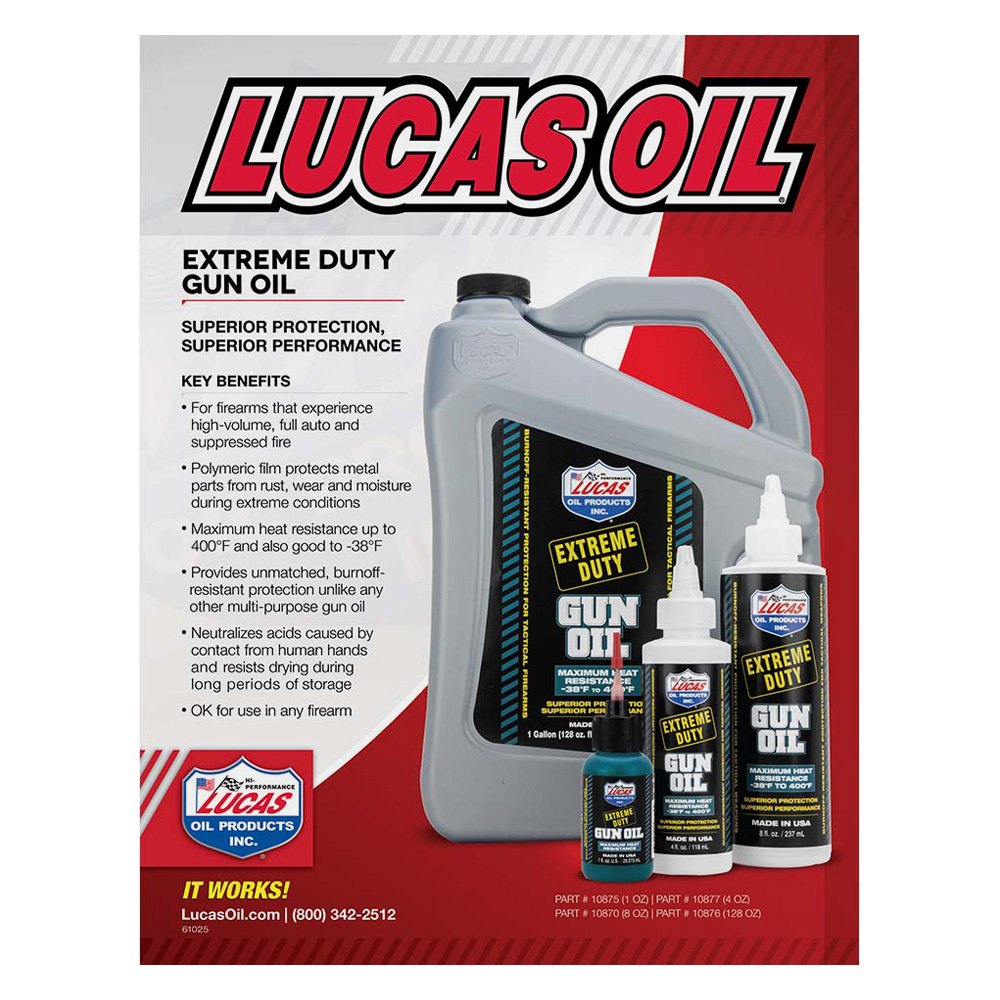 Lucas Oil® 10877 Extreme Duty Gun Oil