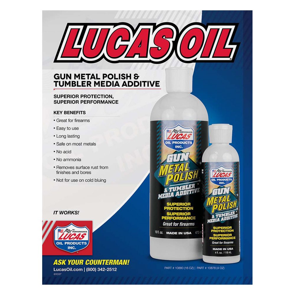 Lucas Oil® LUC10880 Gun Metal Polish