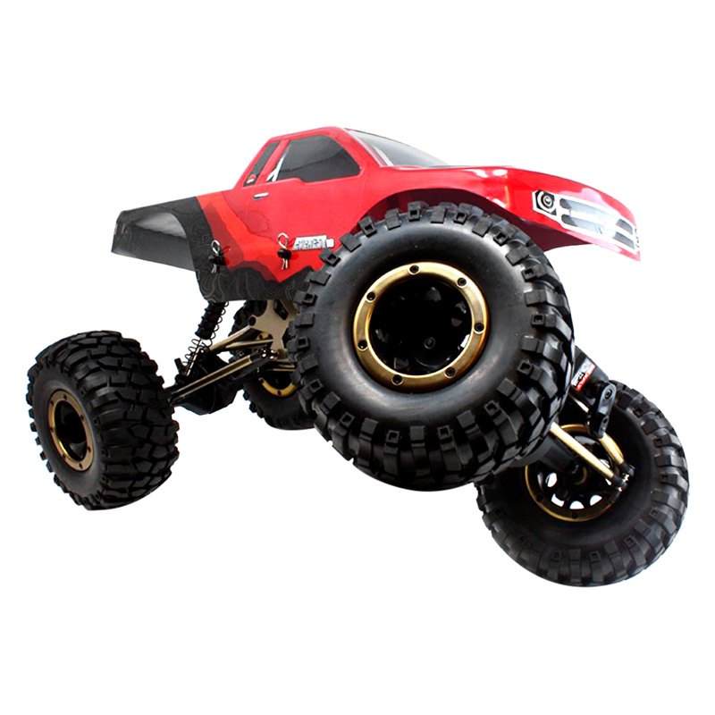Redcat Racing Everest 10 1:10 Scale Rock Crawler Electric Brushed RC Truck,  Red