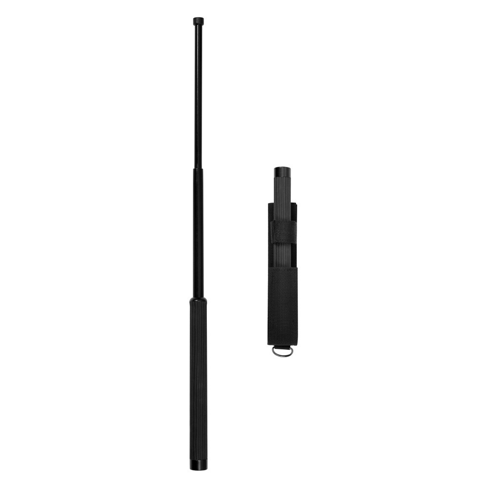Rothco 10669 26 Steel Black Expandable Tactical Baton With TPU Tip RECREATIONiD