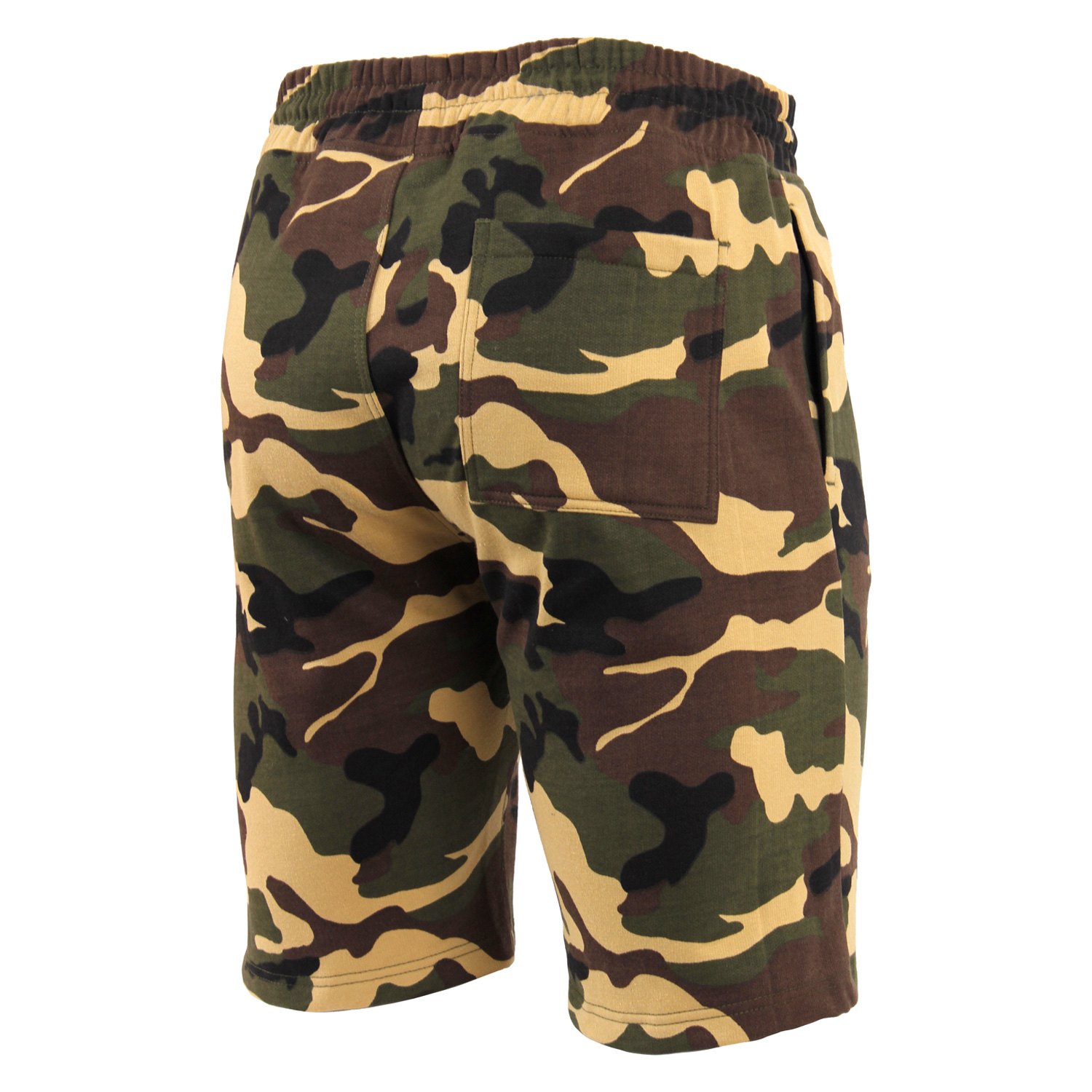 Rothco® 1737-3XL - Men's 3X-Large Woodland Camo Sweat Shorts ...