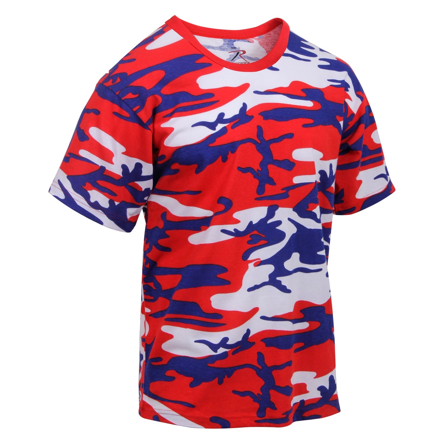 Rothco® 3192-Red/White/Blue-XL - Men's X-Large Red/White/Blue Camo T ...