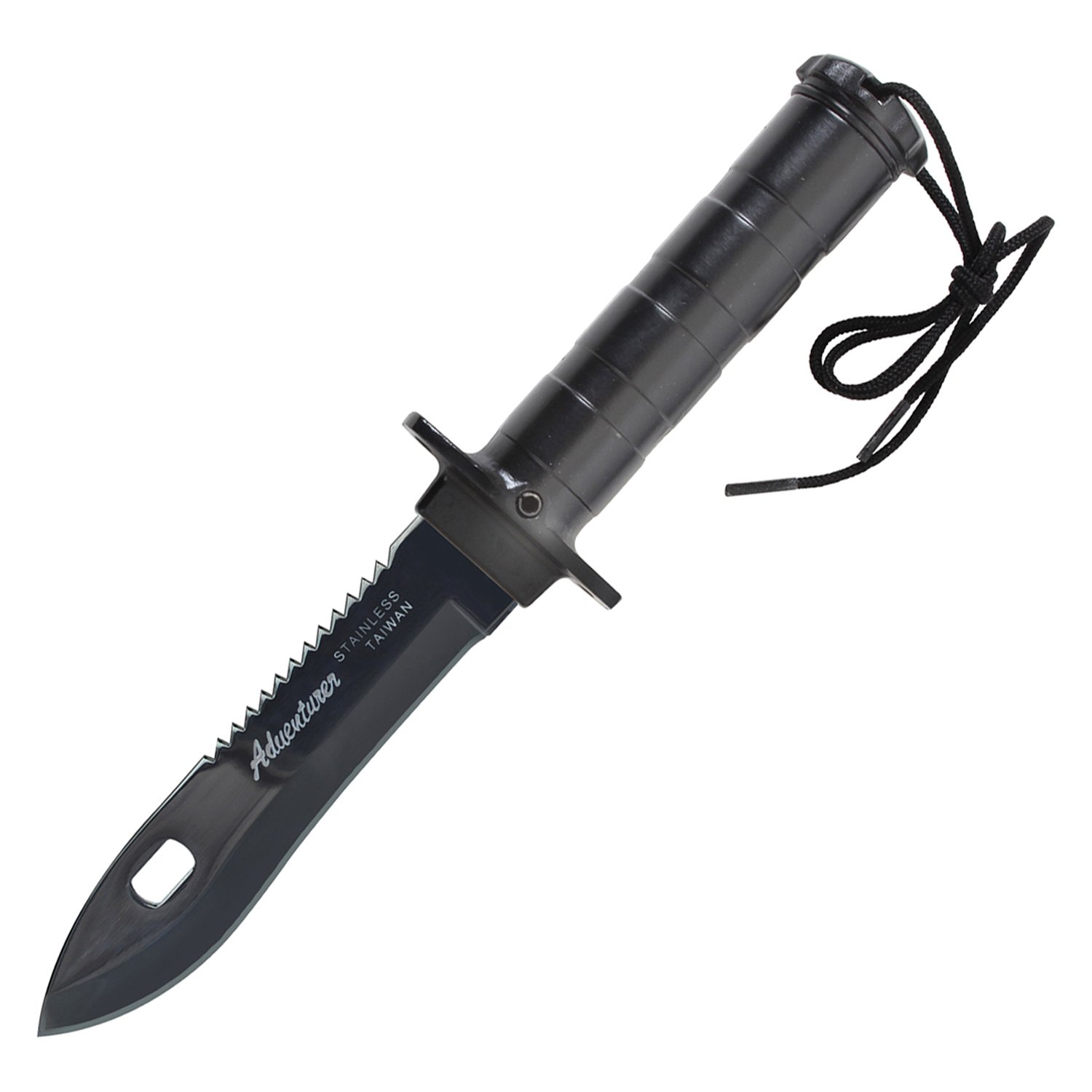Rothco® 3335 Adventurer Black Survival Kit Knife