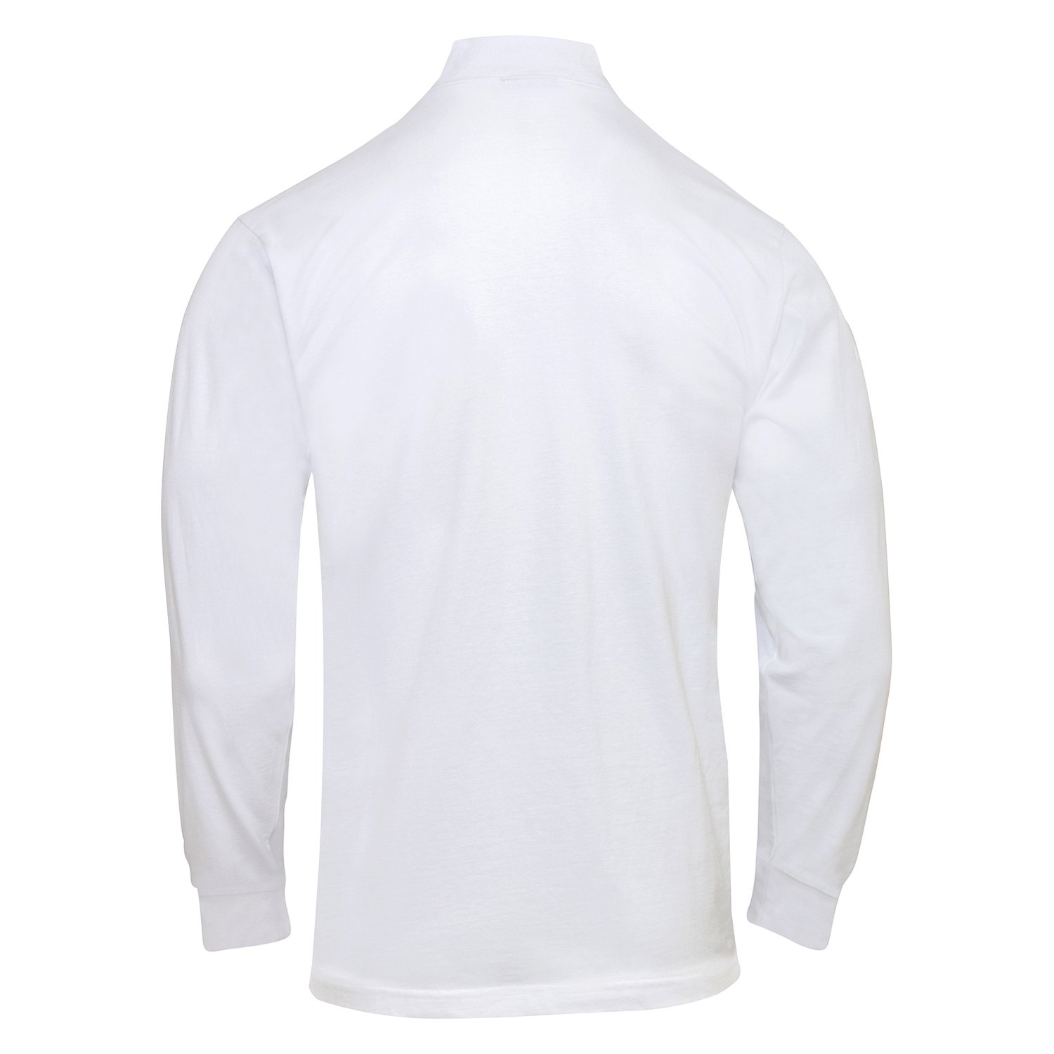 white mock turtleneck