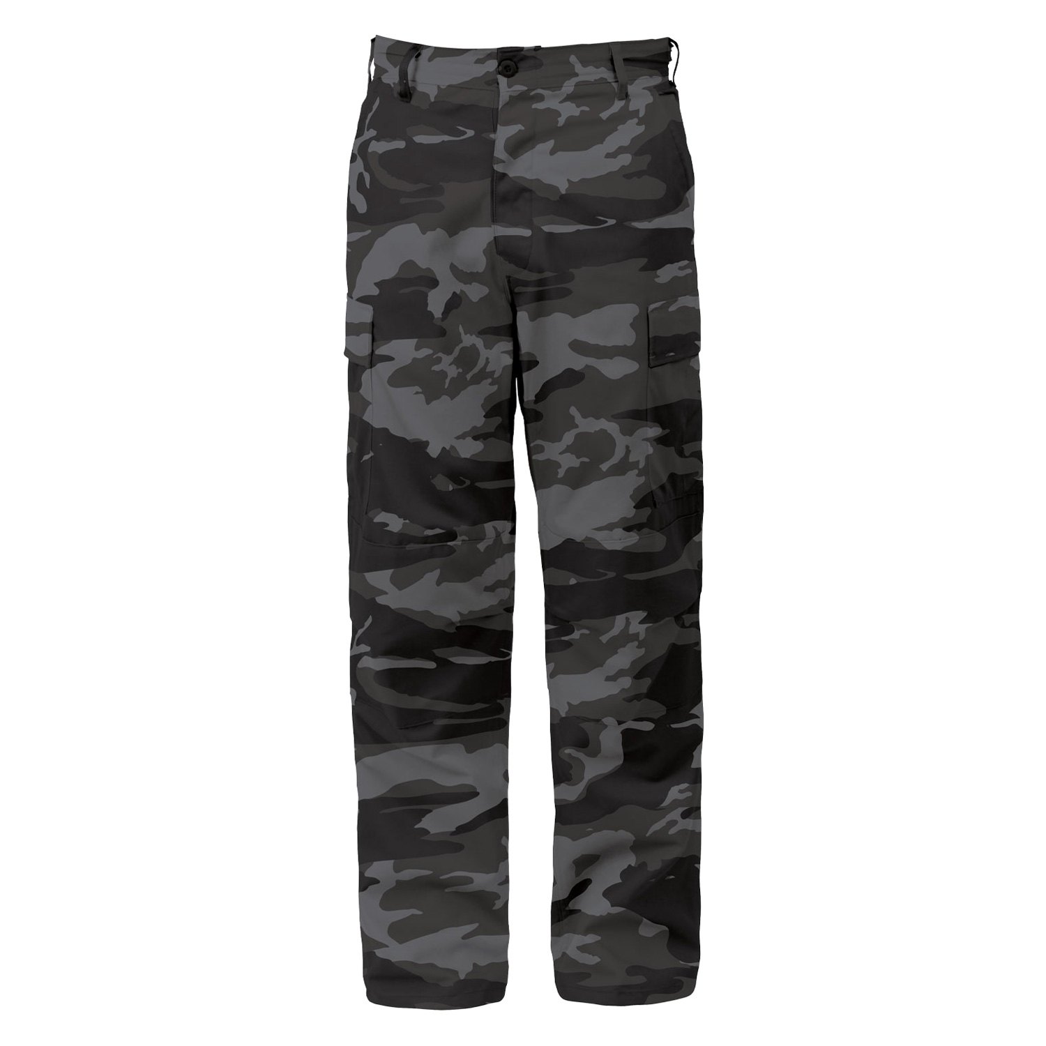 Rothco® 3845-Black Camo-3XL - BDU Tactical Men's 51" Black Camo Pants ...