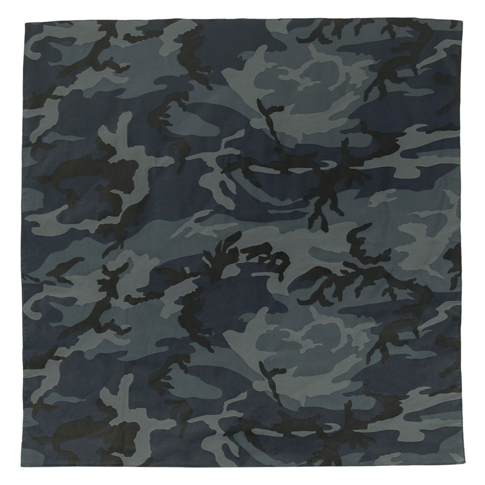 Rothco® 4347Midnight Blue Camo 27" x 27" Midnight Blue Camo Bandana