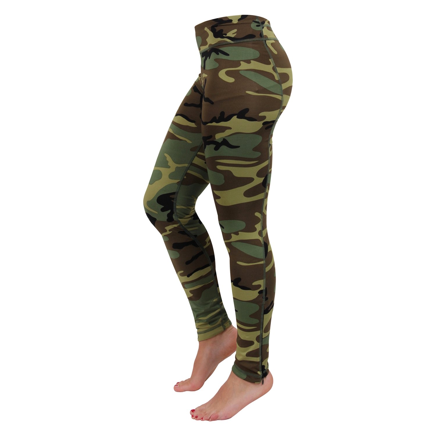 Rothco® 44090-XL - Performance X-Large Woodland Camo Women's Workout ...