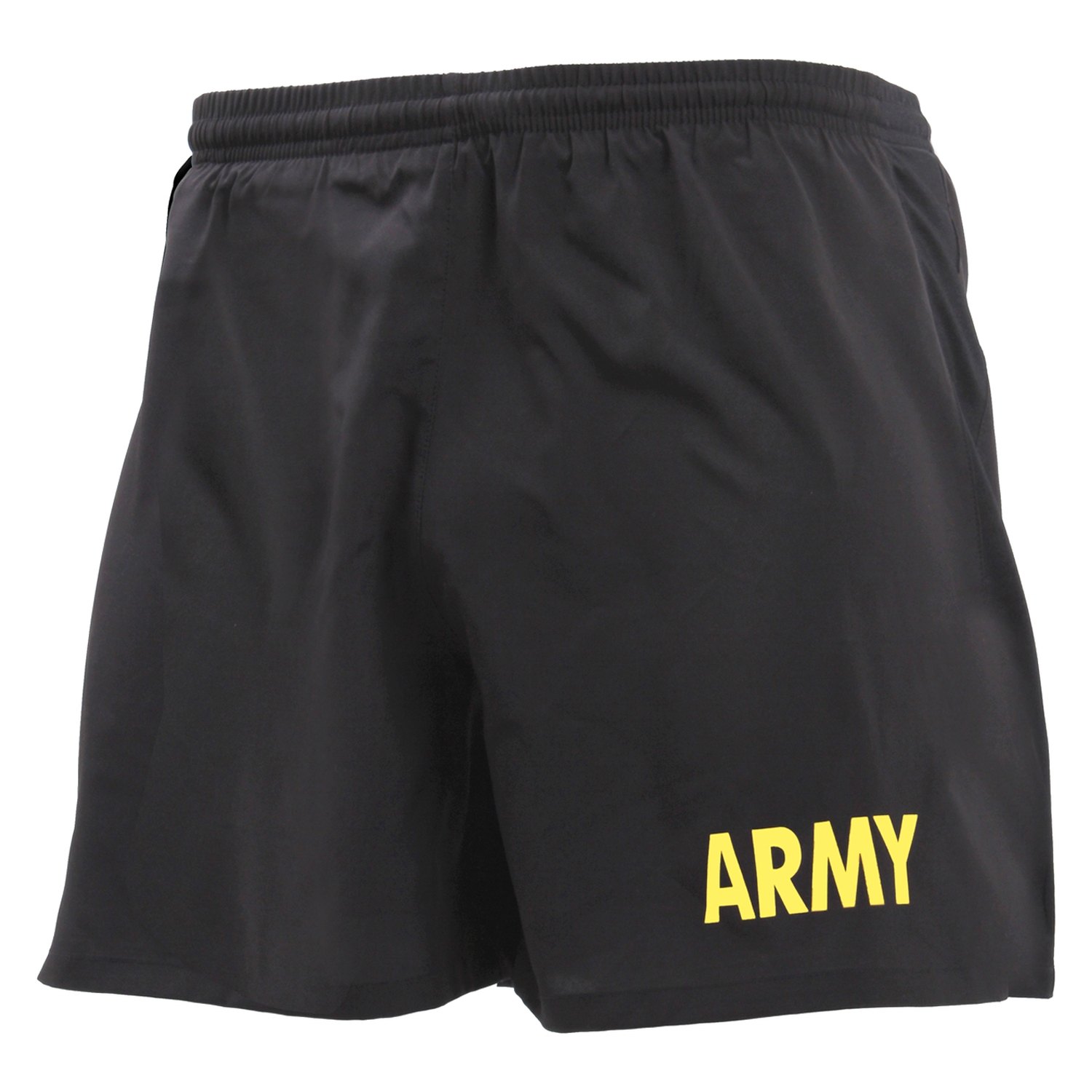 Rothco® 46030-L - ARMY Men's Large Black PT Shorts - RECREATIONiD.com