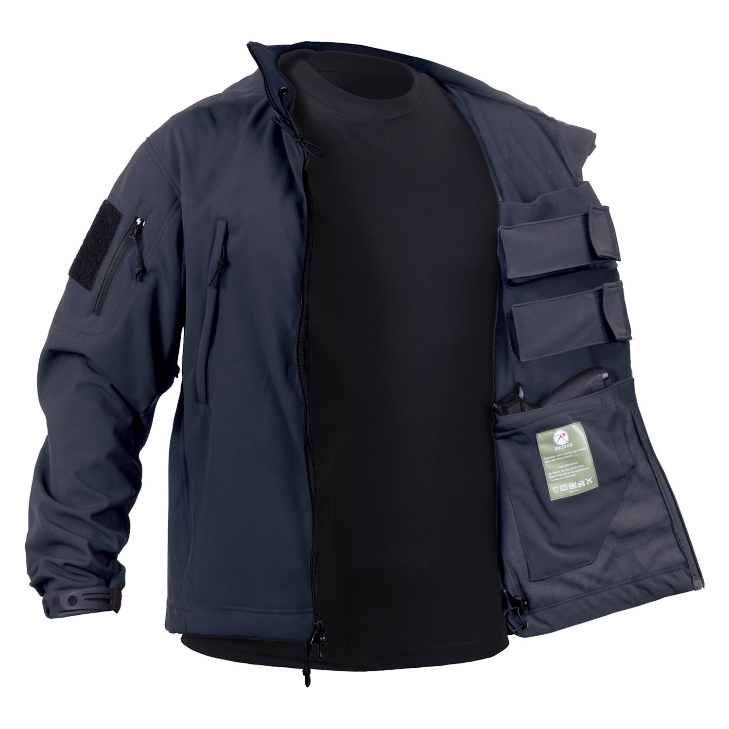Rothco® 56385-S - Men's Small Midnight Navy Blue Soft Shell Concealed ...
