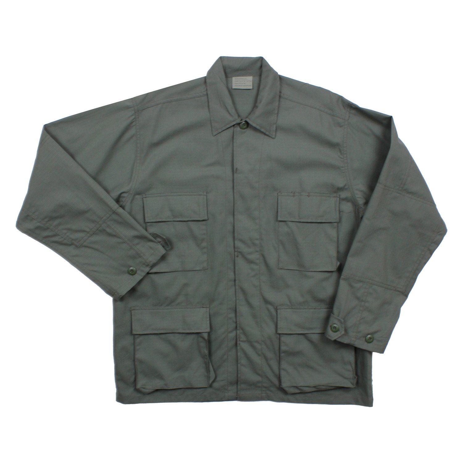 Olive Drab Military Tactical Cot Rip-Stop Fatigue Shirt BDU Shirt Rothco 5852