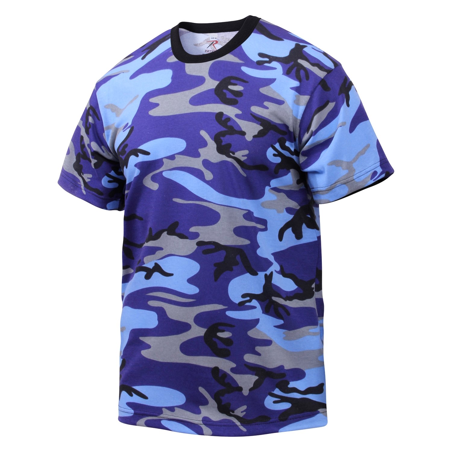 Rothco® 60173ElectricBlueCamoS Men's Small Electric Blue Camo T