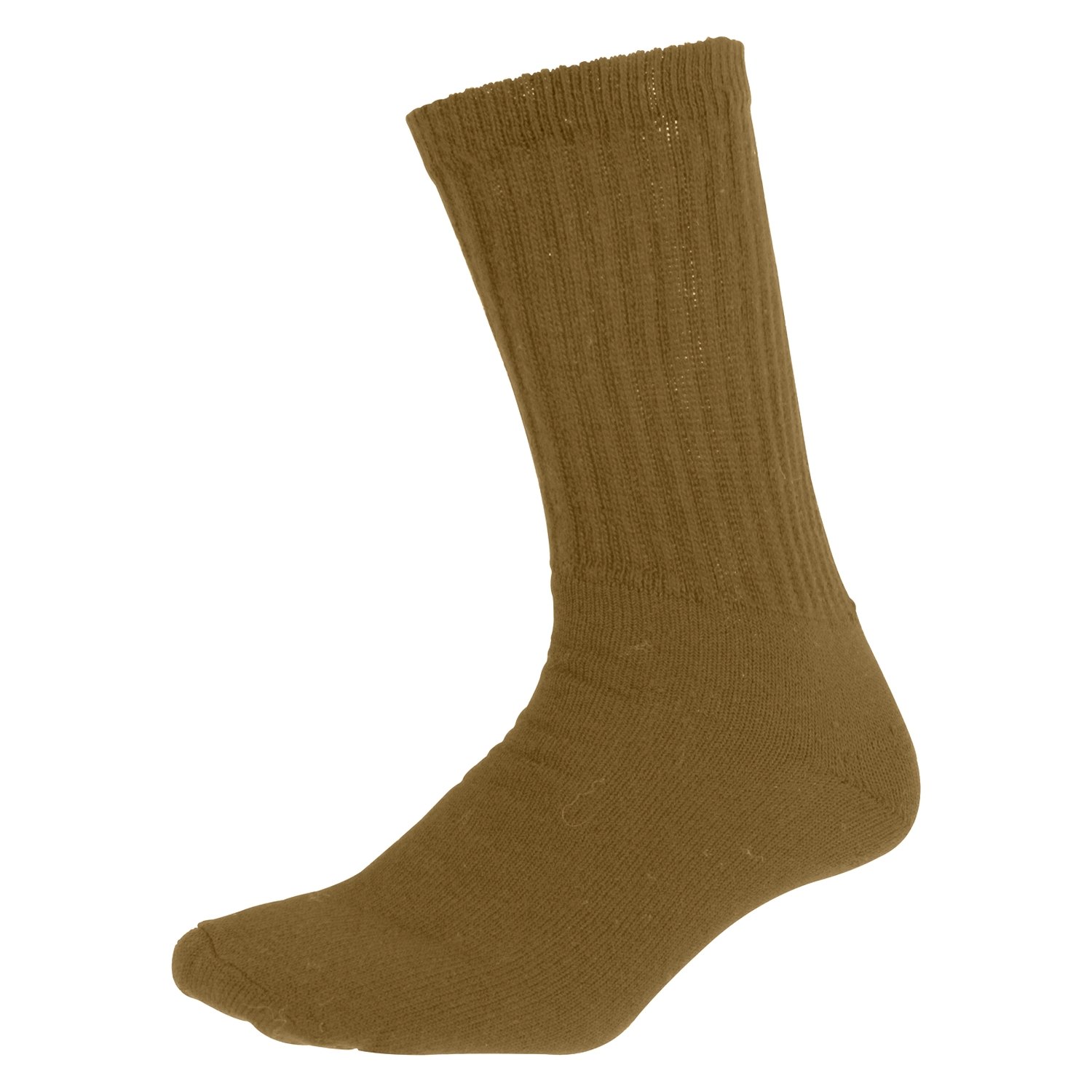 brown athletic socks