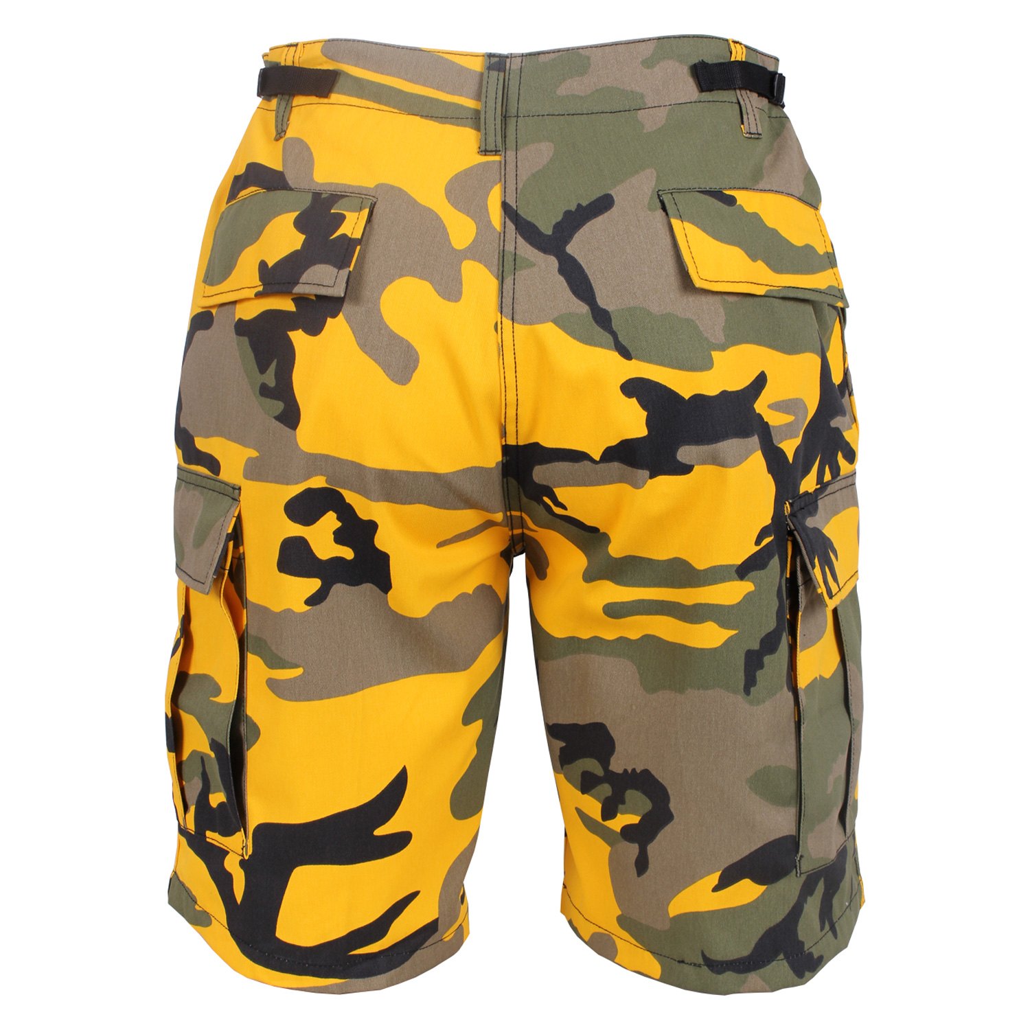 yellow camo joggers