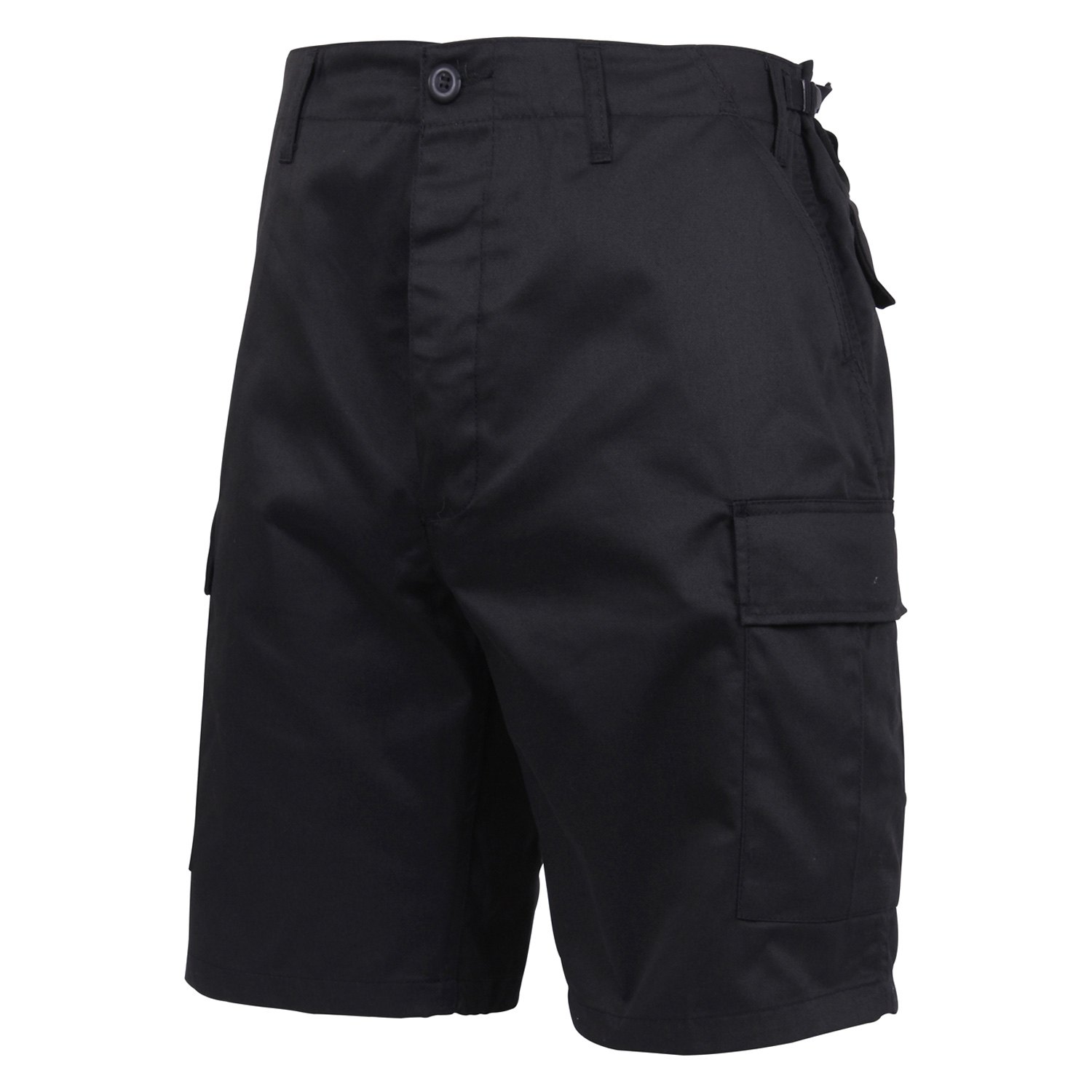 mens long black cargo shorts